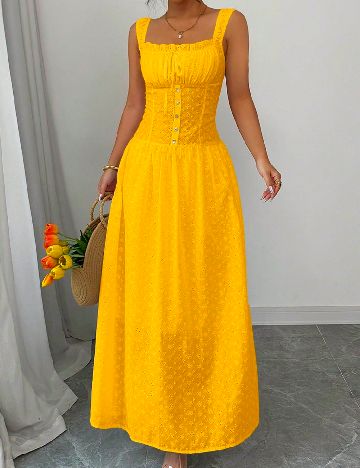 Rochie lunga SHEIN, galben