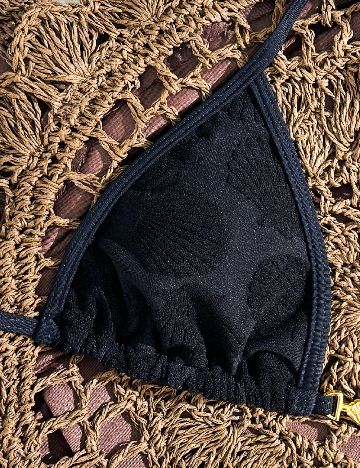 Sutien de baie SHEIN, negru