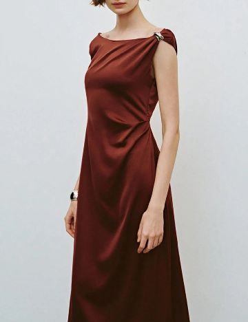 Rochie medie SHEIN, maro