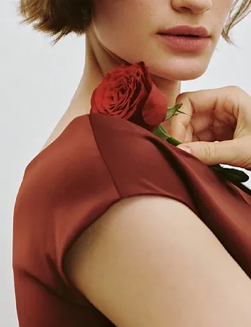 Rochie medie SHEIN, maro