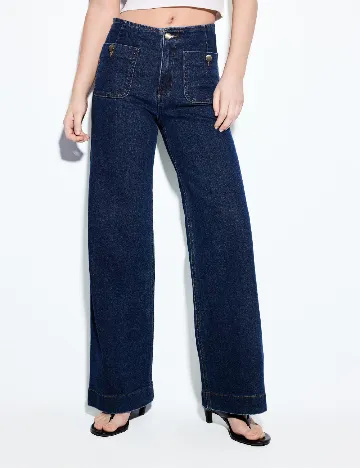 Blugi Stradivarius, bleumarin