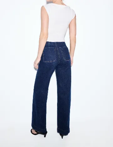 Blugi Stradivarius, bleumarin