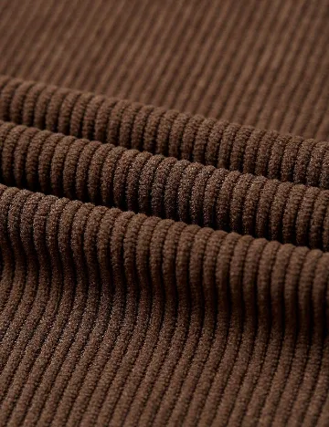 Fusta SHEIN CURVE, maro