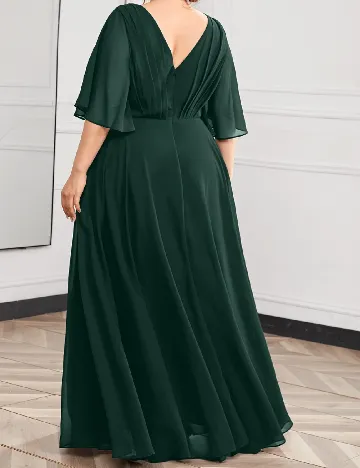 Rochie lunga SHEIN CURVE, verde