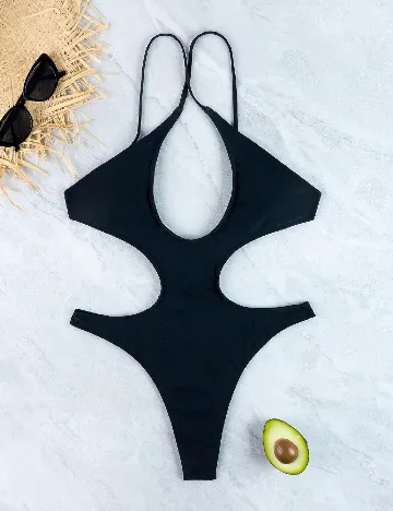 Costum de baie SHEIN, negru