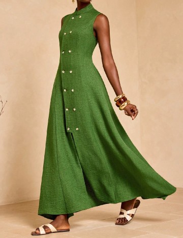 Rochie lunga SHEIN, verde