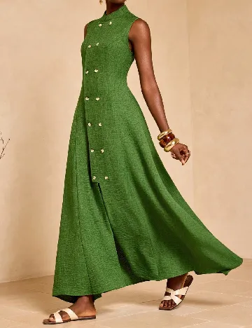 Rochie lunga SHEIN, verde