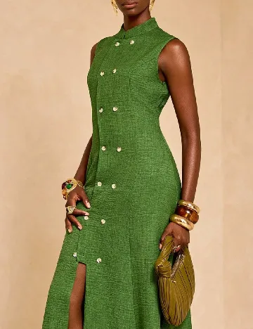 Rochie lunga SHEIN, verde