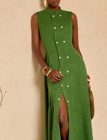 Rochie lunga SHEIN, verde