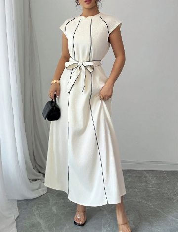 Rochie lunga SHEIN, ecru