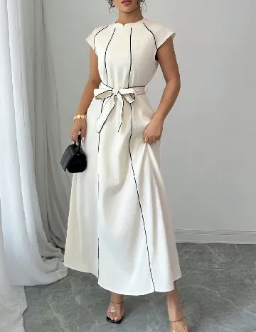 Rochie lunga SHEIN, ecru