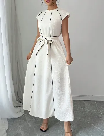 Rochie lunga SHEIN, ecru