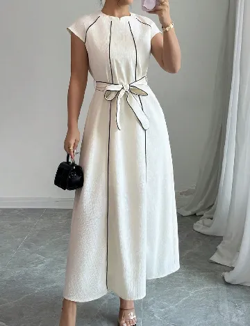 Rochie lunga SHEIN, ecru