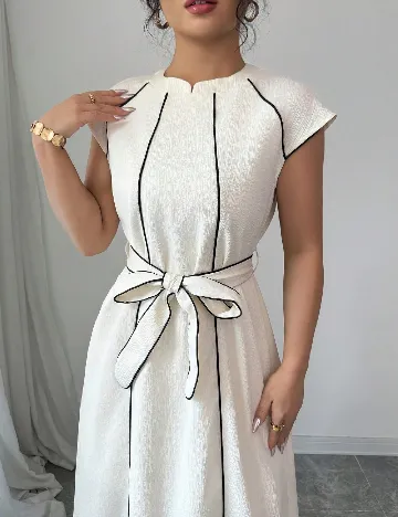 Rochie lunga SHEIN, ecru