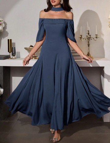 Rochie lunga SHEIN, albastru