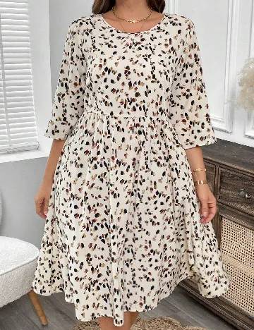 Rochie medie Emery Rose Curve, mix culori