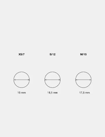 Set Inele 2 bucati Zara, maro