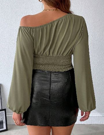 Bluza SHEIN CURVE, verde