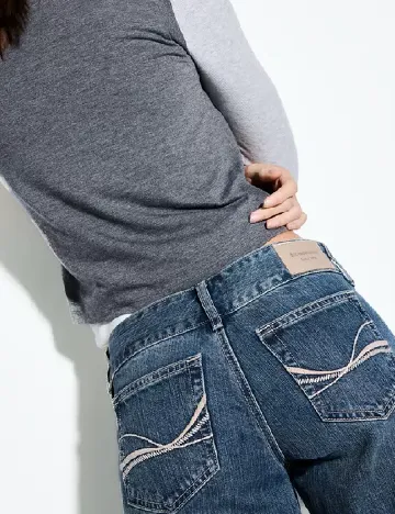 Blugi Stradivarius, albastru