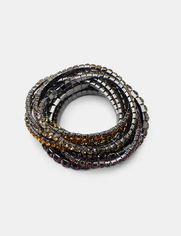 Set Bratari 9 bucati Zara, mix culori