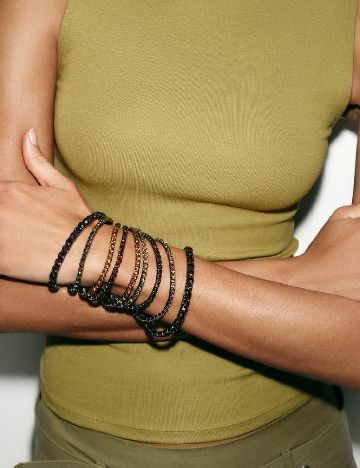 Set Bratari 9 bucati Zara, mix culori