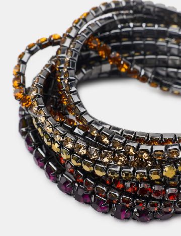 Set Bratari 9 bucati Zara, mix culori