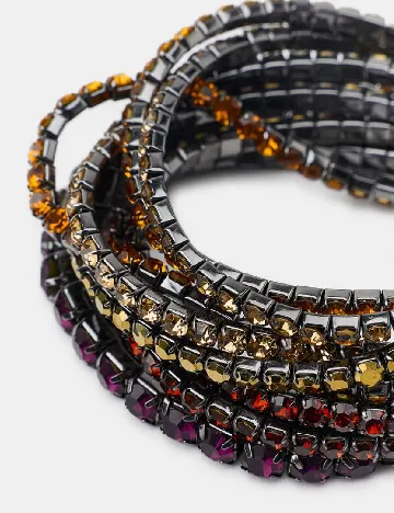 Set Bratari 9 bucati Zara, mix culori