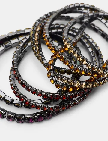 Set Bratari 9 bucati Zara, mix culori