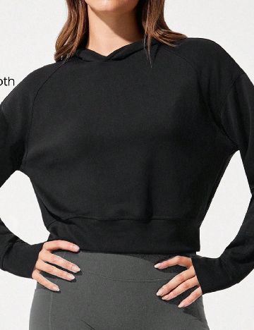 Hanorac GLOWMODE, negru