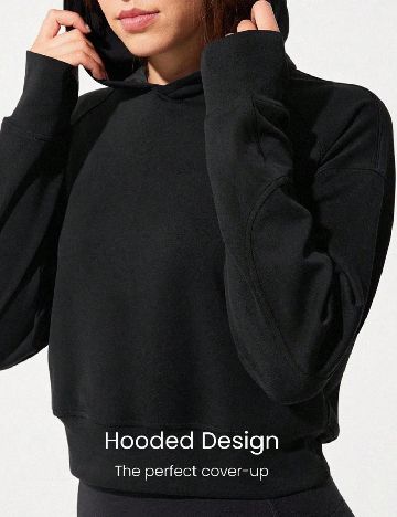 Hanorac GLOWMODE, negru