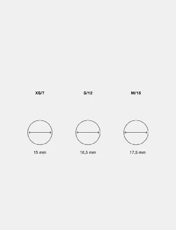 Set Inele 2 bucati Zara, auriu/argintiu