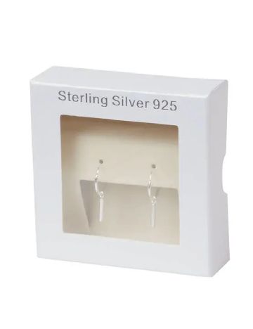 Cercei ACTION, argintiu