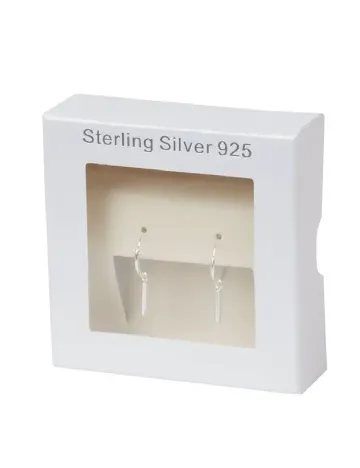 Cercei ACTION, argintiu