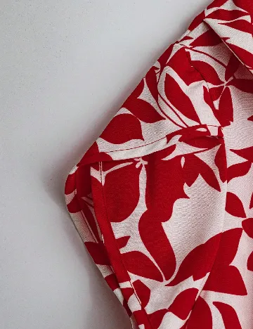 Bluza SHEIN CURVE, rosu/alb