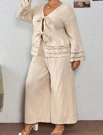 Compleu SHEIN CURVE, crem