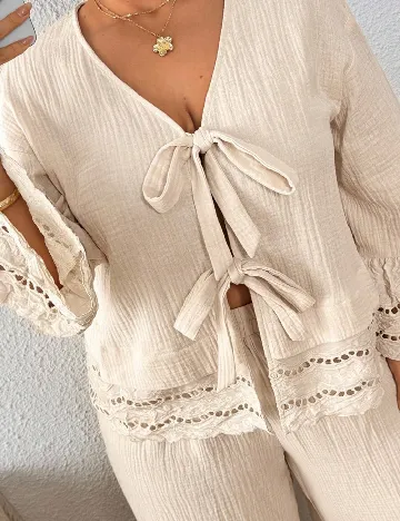 Compleu SHEIN CURVE, crem