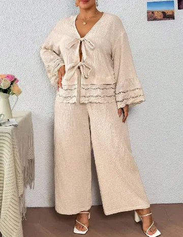 Compleu SHEIN CURVE, crem