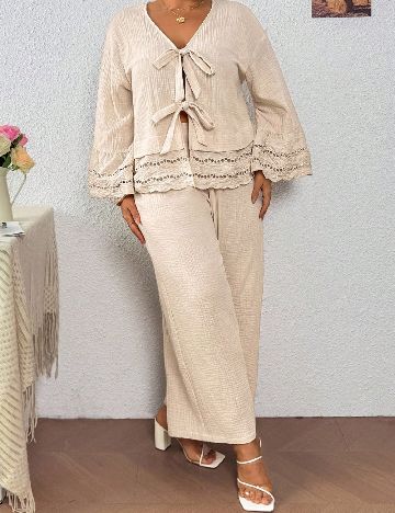 Compleu SHEIN CURVE, crem