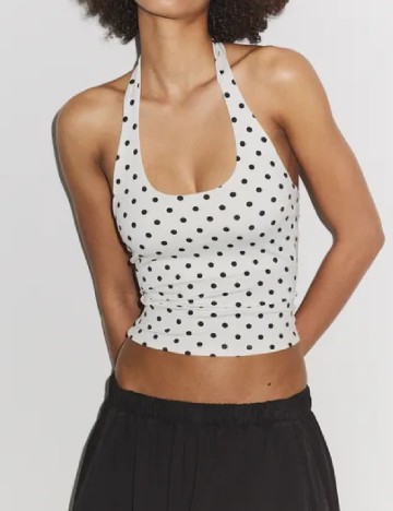 Top Stradivarius, alb