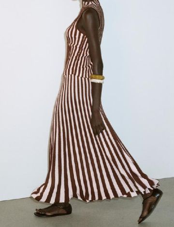 Fusta Zara, roz/maro