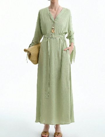 Rochie lunga SHEIN, verde