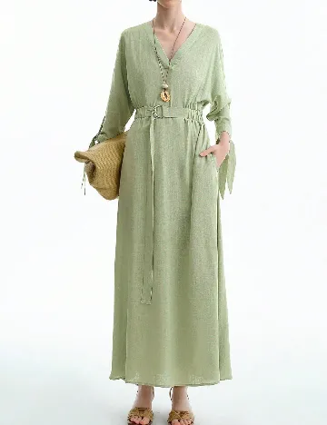 Rochie lunga SHEIN, verde