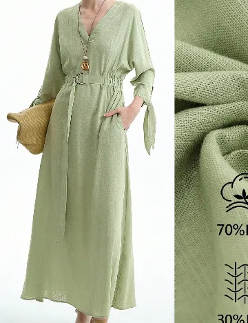 Rochie lunga SHEIN, verde