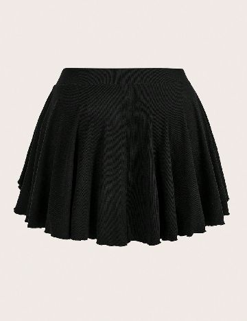 Fusta pantalon SHEIN CURVE, negru