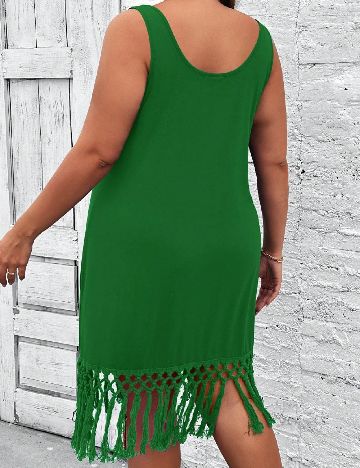 Rochie scurta SHEIN CURVE, verde