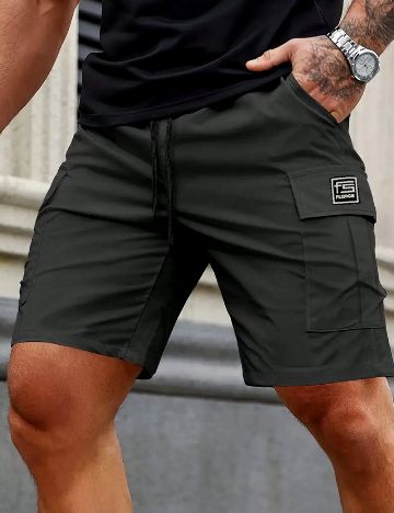 Pantaloni scurti SHEIN, negru