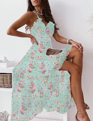 Rochie lunga SHEIN, floral print