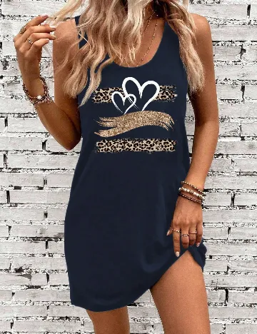 Rochie scurta SHEIN, bleumarin