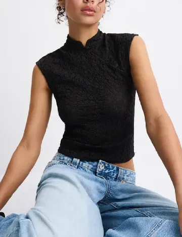 Top Stradivarius, negru