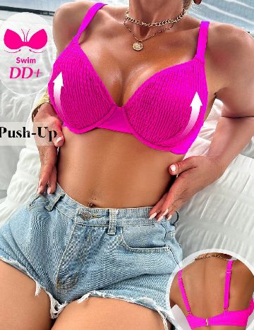 Sutien de baie SHEIN, roz